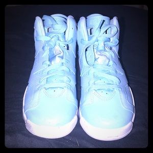 all light blue jordans